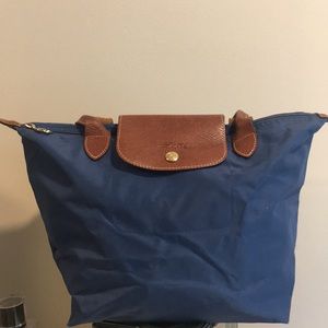 Like new Blue Longchamp LE PLIAGE